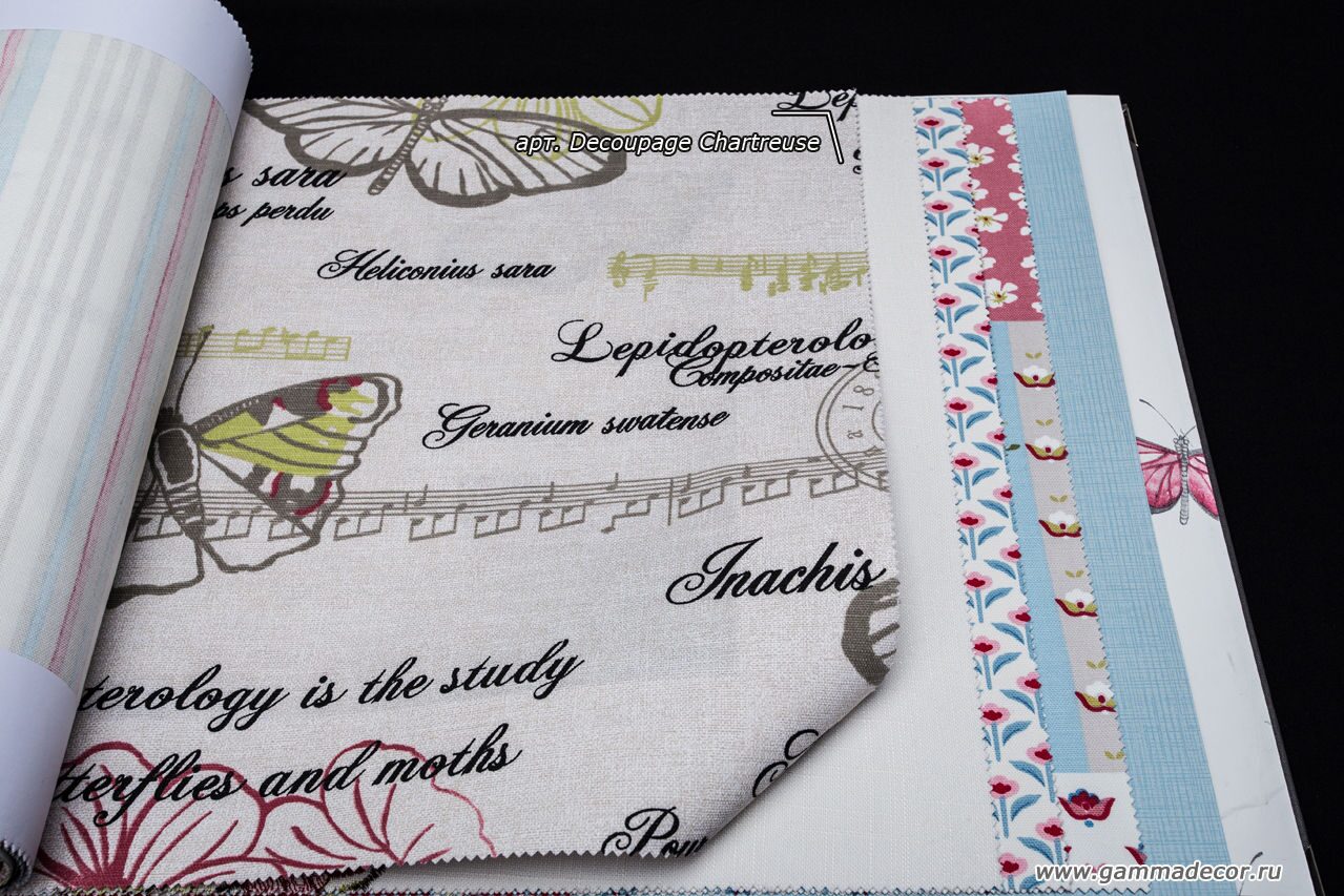Ткань Decoupage Chartreuse >>>