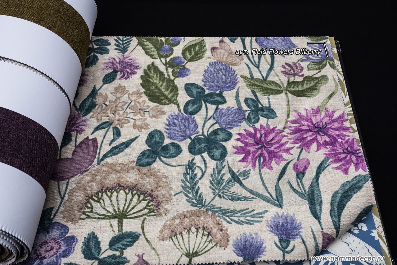 Ткань Field Flowers Bilberry >>>