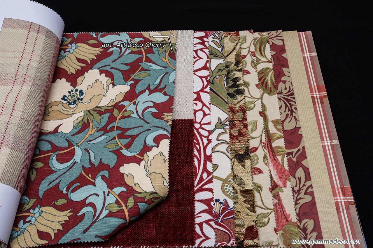 Ткань Art Deco Cherry >>>