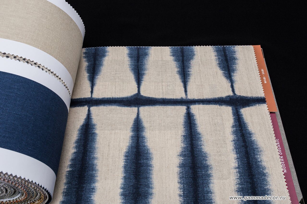 Ткань Shibori Indigo/Linen >>>