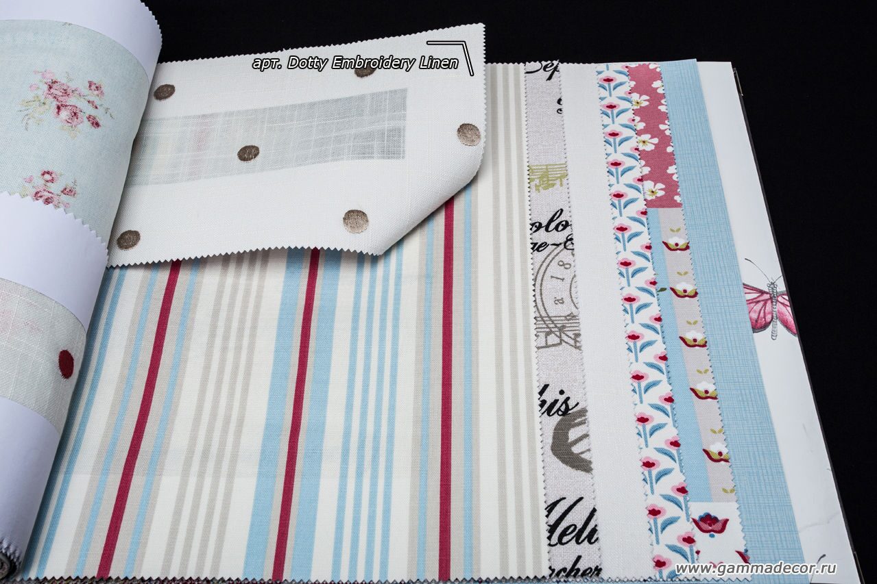 Ткань Dotty Embroidery Linen >>>