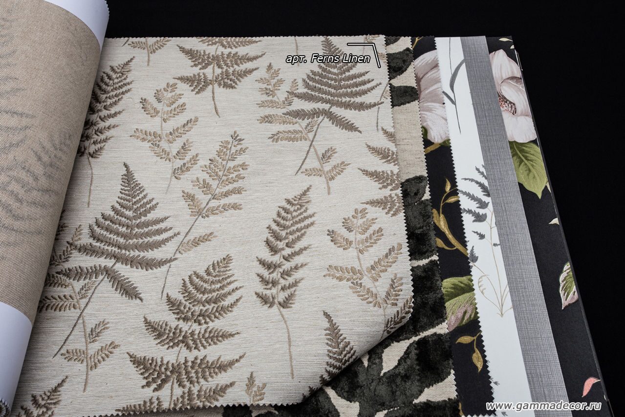 Ткань Ferns Linen >>>