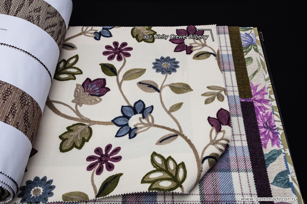 Ткань Kelty Crewel Bilberry >>>